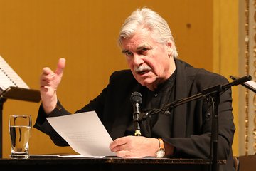 Peter Simonischek während der Lesung auf der CONCORDIA Matineé 2018