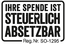 Logo: Ihre Spende an CONCORDIA Sozialprojekte ist steuerlich absetzbar Reg. Nr. SO-1295