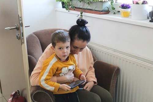 Svetlana und ihr Sohn - Concordia Sozialprojekte