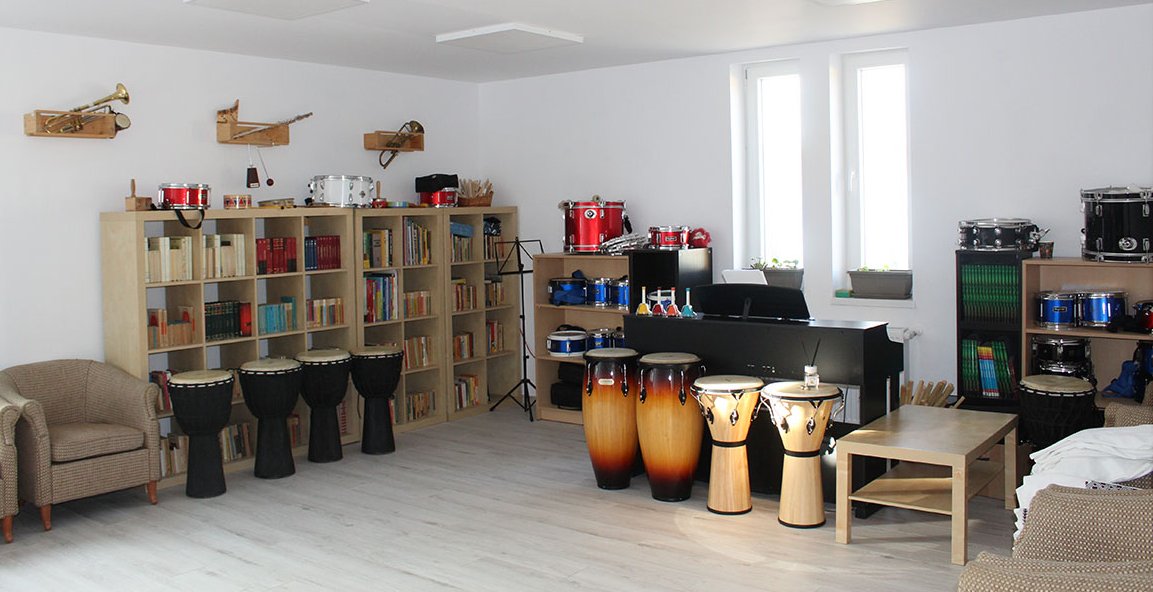 Musikzimmer im Casa Austria - Concordia Sozialprojekte