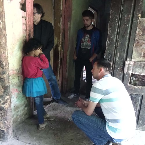 Die Kinder von Pripek in der Ruine - CONCORDIA Sozialprojekte