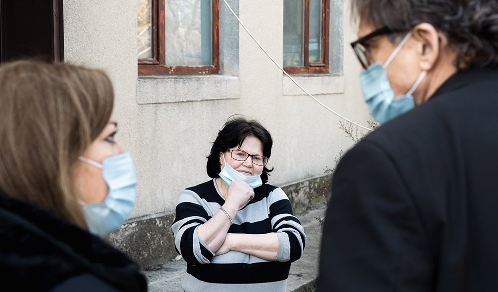 Mama Natalia sorgt sich um Slavik - CONCORDIA Sozialprojekte