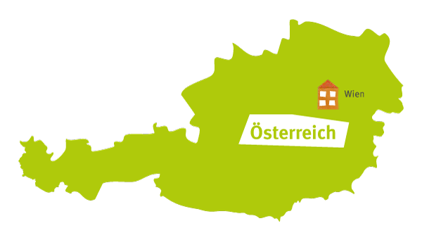 Karte CONCORDIA Tageszentrum Österreich