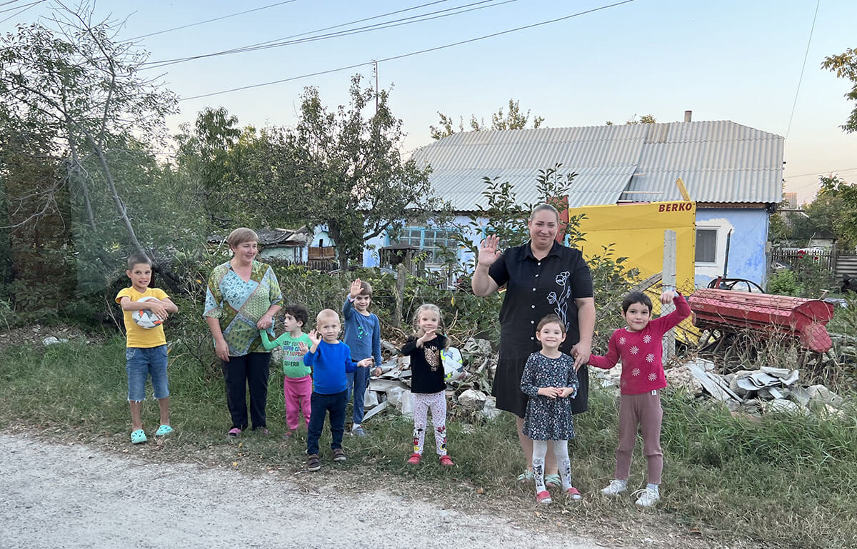 Andreea und die anderen Kinder in ihrer Gruppe