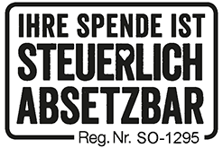 Ihre Spende ist steuerlich absetzbar - You donation is tax deductible